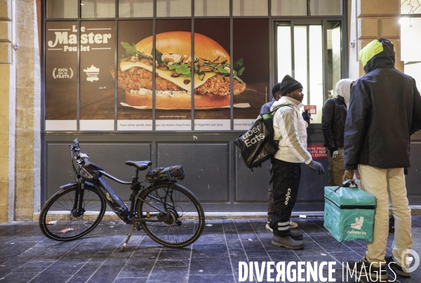 Grève nationale des livreurs des plateformes