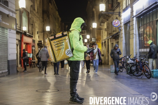 Grève nationale des livreurs des plateformes