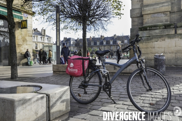 Grève nationale des livreurs des plateformes