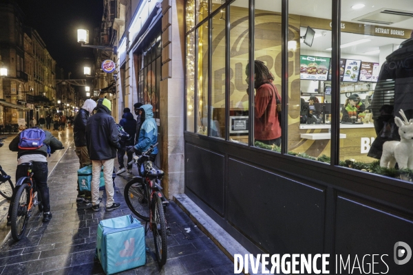 Grève nationale des livreurs des plateformes