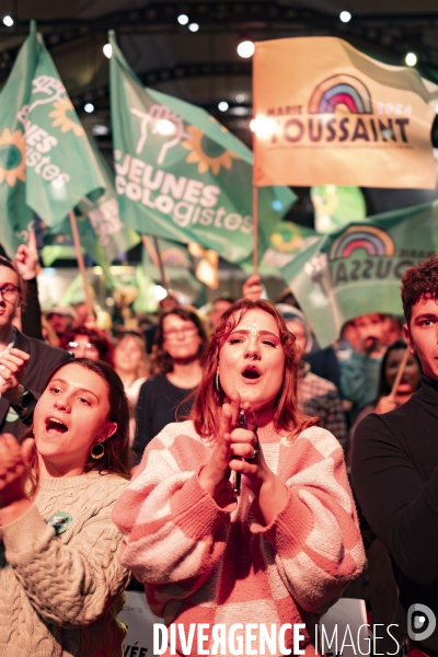 Meeting de lancement de campagne des elections europeennes de Marie Toussaint