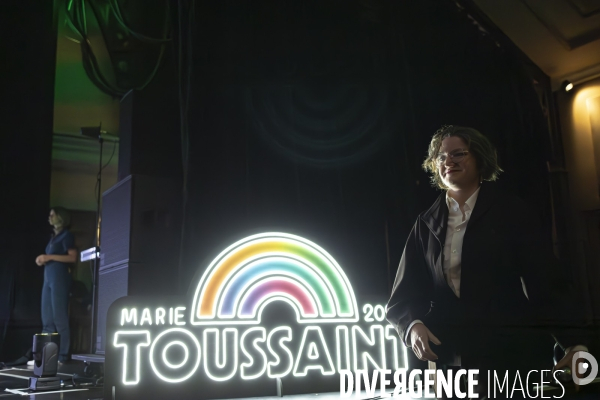 Meeting de lancement de campagne des elections europeennes de Marie Toussaint