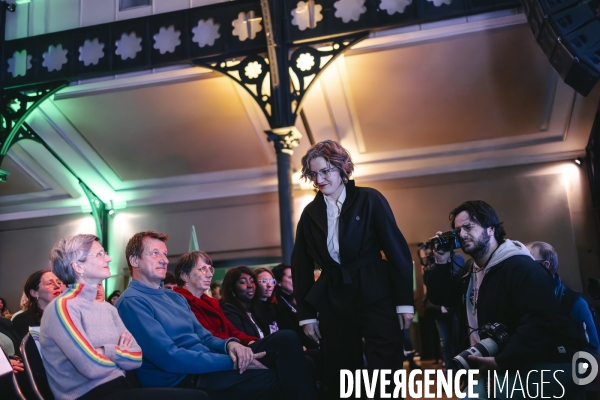 Meeting de lancement de campagne des elections europeennes de Marie Toussaint