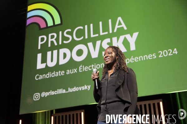 Meeting de lancement de campagne des elections europeennes de Marie Toussaint