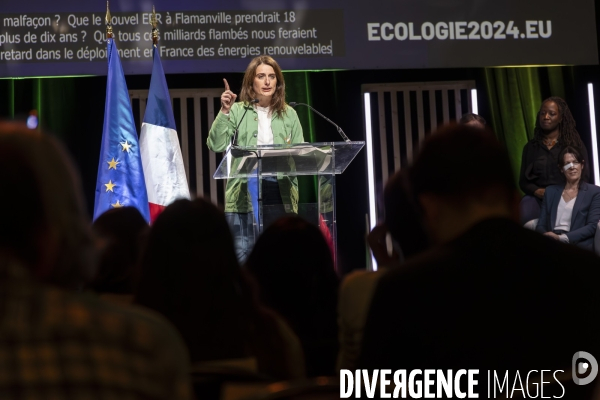 Meeting de lancement de campagne des elections europeennes de Marie Toussaint