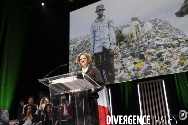 Meeting de lancement de campagne des elections europeennes de Marie Toussaint