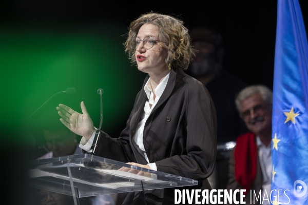 Meeting de lancement de campagne des elections europeennes de Marie Toussaint