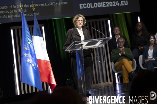 Meeting de lancement de campagne des elections europeennes de Marie Toussaint