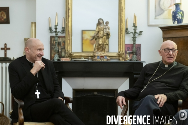 Mgr Rey et Touvet à Toulon