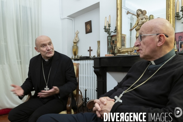 Mgr Rey et Touvet à Toulon