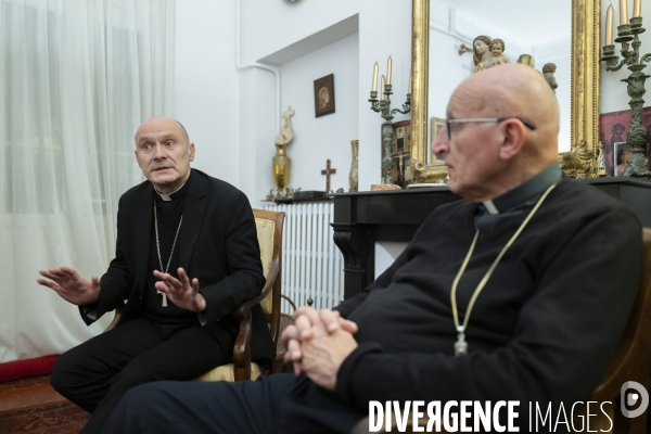 Mgr Rey et Touvet à Toulon