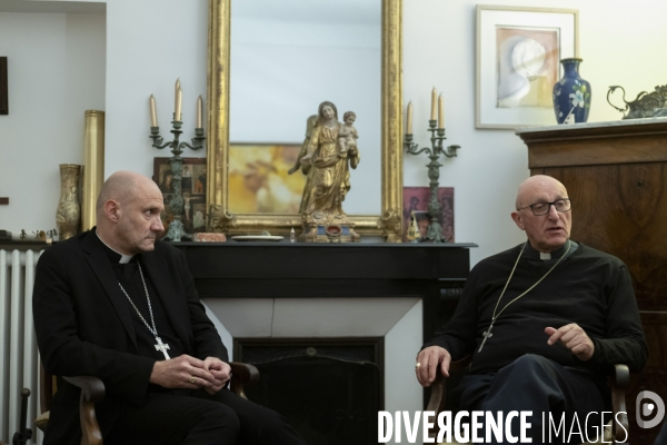 Mgr Rey et Touvet à Toulon
