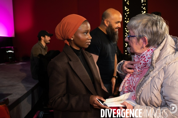 Ladj LY presente son film   Batiment 5  ,au festival du film de Sarlat