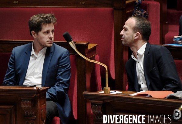 Julien Bayou avec Manuel BOMPARD