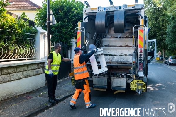 Collècte des déchets ménagers par Nicollin
