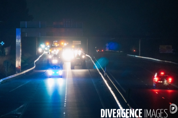 Manifestation d agriculteurs à Saint-Brieuc le 7 décembre 2023