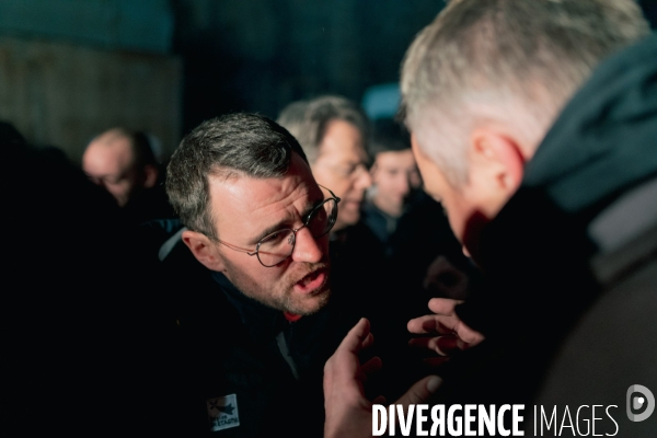 Manifestation d agriculteurs à Saint-Brieuc le 7 décembre 2023