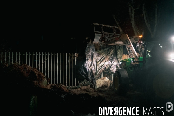 Manifestation d agriculteurs à Saint-Brieuc le 7 décembre 2023