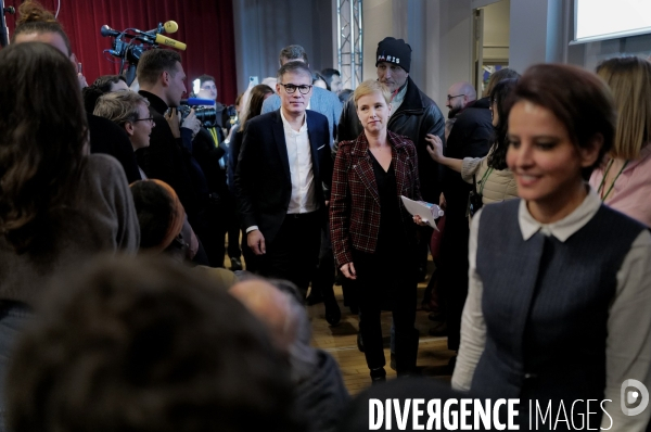 Meeting de la gauche contre le projet de loi immigration