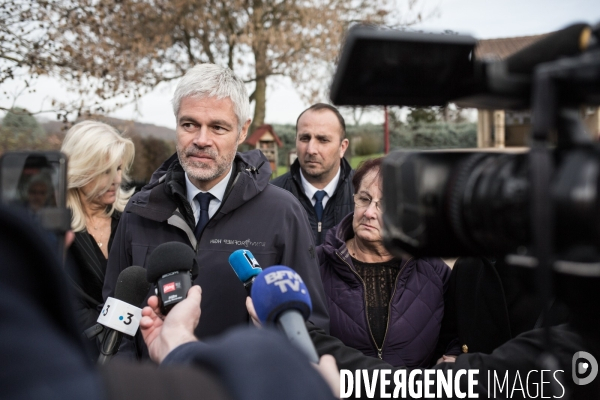 Laurent Wauquiez à Crépol