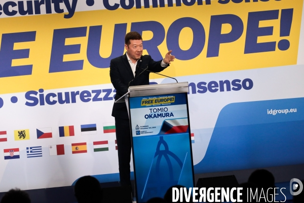 Free europe -  les chefs de partis d extreme droite a florence