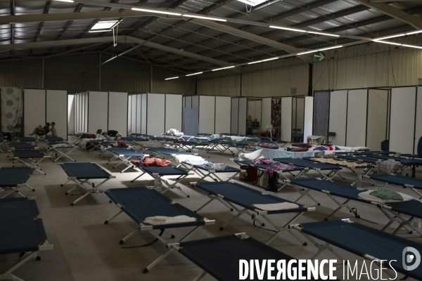 Benevoles autour de l incendie - Gironde 2022