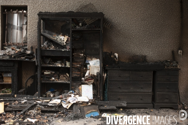 Incendie : foret et degats