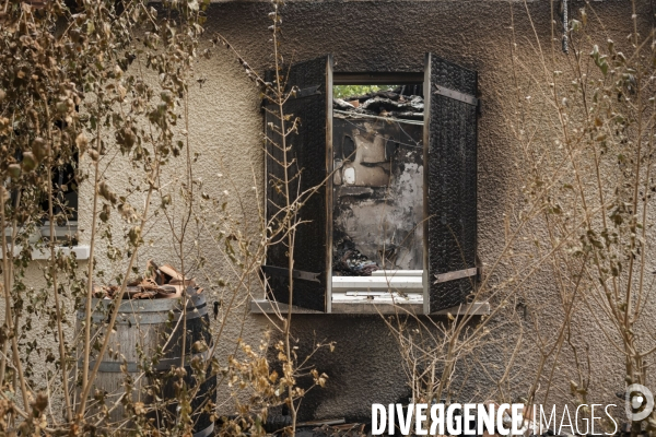 Incendie : foret et degats