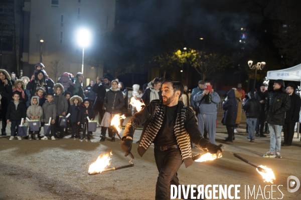 2023.Hanoukka, fete juive des lumières. Ivry-sur-Seine.