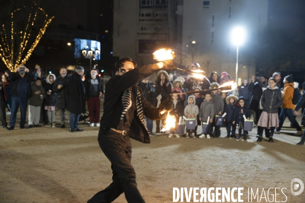 2023.Hanoukka, fete juive des lumières. Ivry-sur-Seine.