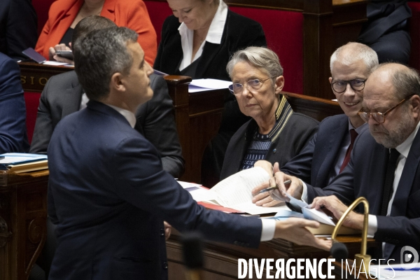 Questions au gouvernement à l’assemblée nationale.