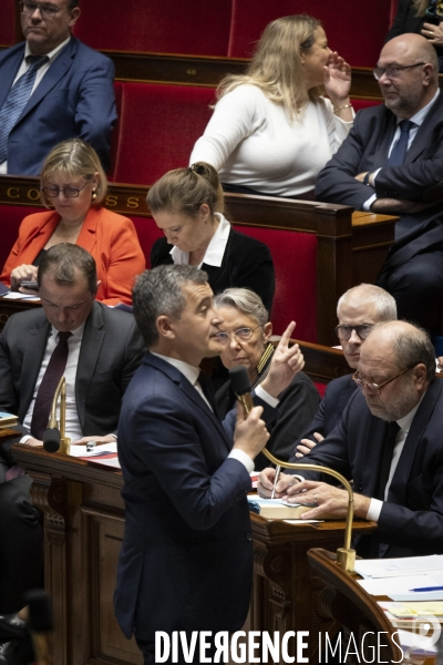 Questions au gouvernement à l’assemblée nationale.