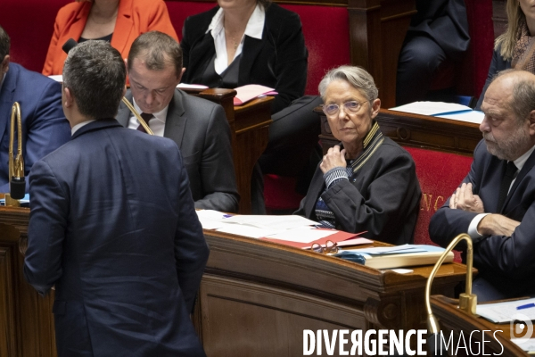 Questions au gouvernement à l’assemblée nationale.