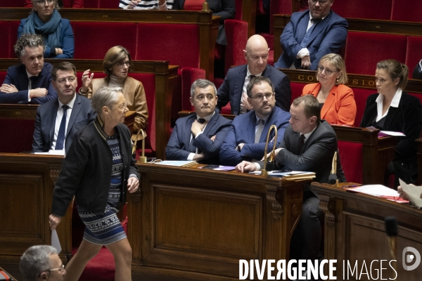 Questions au gouvernement à l’assemblée nationale.