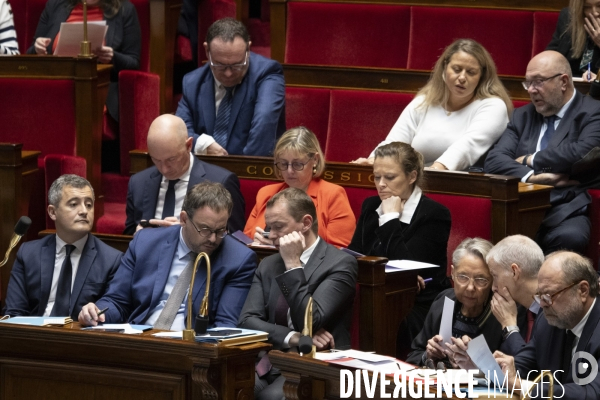 Questions au gouvernement à l’assemblée nationale.