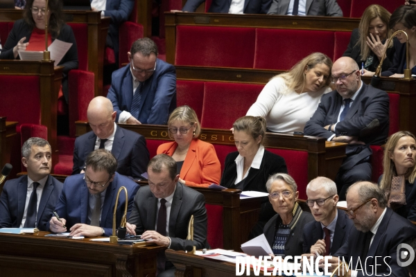 Questions au gouvernement à l’assemblée nationale.