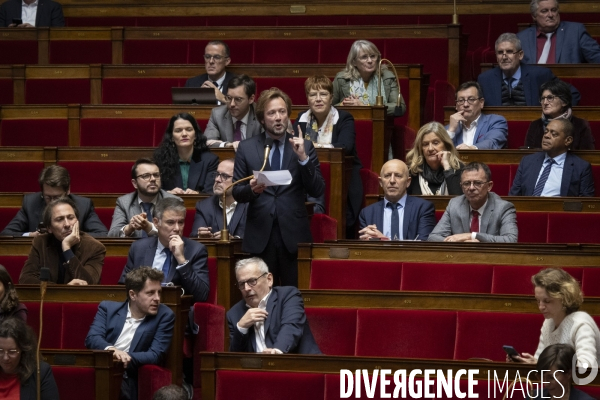Questions au gouvernement à l’assemblée nationale.