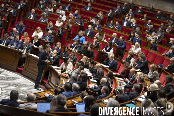 Questions au gouvernement à l’assemblée nationale.