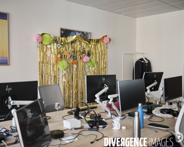 Siege social de 3M France, fête d’anniversaire d’une employee