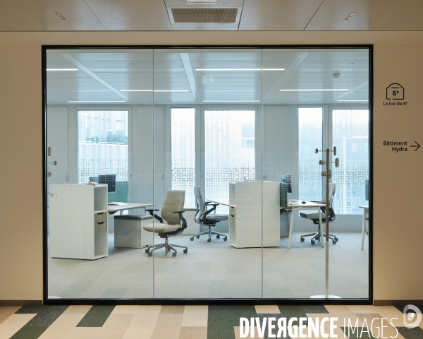 Siege social de Vinci, bureau insonorise