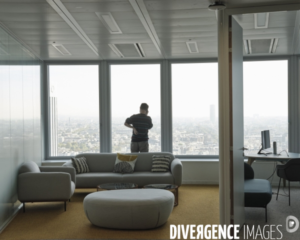 La Defense, bureaux de WMH project. Espace de confort et de détente