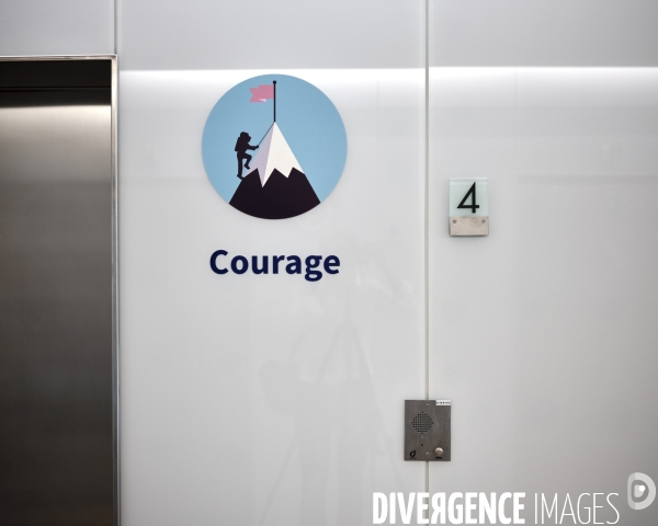 Axa, siege social, Nanterre, “Courage” une des 3 devises de l’entreprise