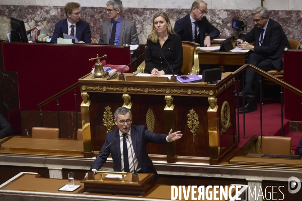 Vote de la loi immigration, à l Assemblée Nationale
