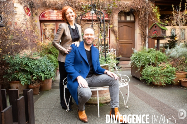 Natasha Saint -Pier et Vincent Bidal 
