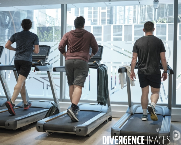 La Defense Siege social de Saint-Gobain, salle de sports et de fitness pour les employes 
