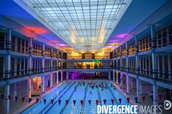 Soirée tonic piscine Millat de Pantin.