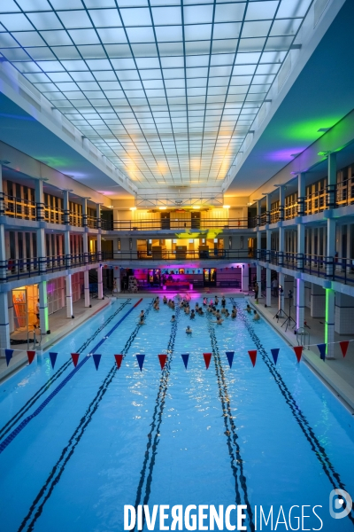 Soirée tonic piscine Millat de Pantin.