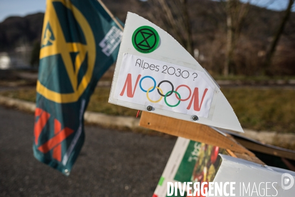 Rassemblement contre les JO 2030