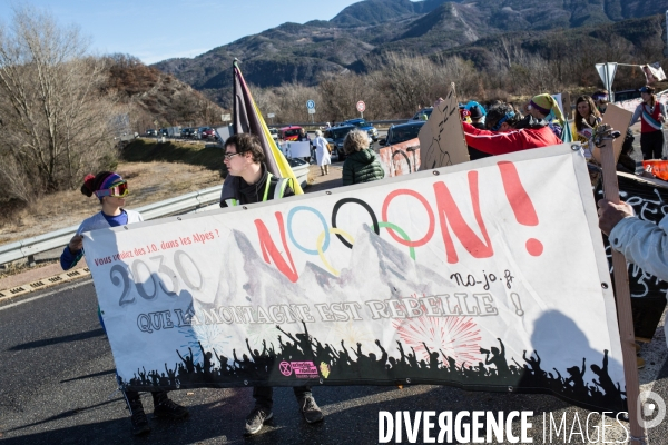 Rassemblement contre les JO 2030