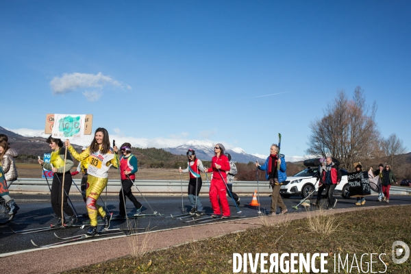 Rassemblement contre les JO 2030